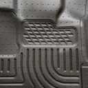 Husky Liners Weatherbeater Floor Mats | Fits 2009 - 2012 Ford Escape; 2009 - 2011 Mazda Tribute & Mercury Mariner | Front & 2nd Row, 3-pc Black - 98351