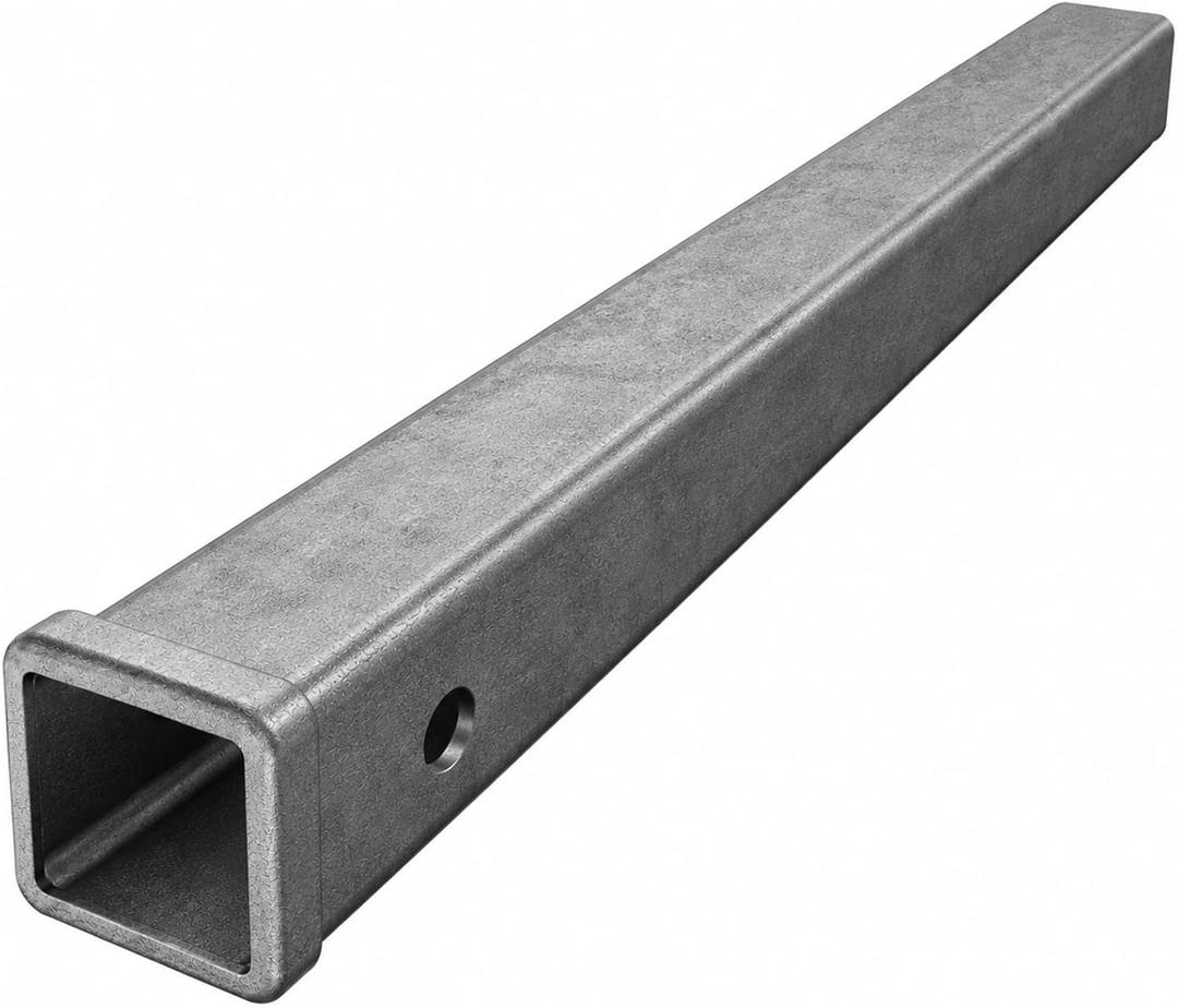 2" x 36" inch Hitch Receiver Tube Weld-On Trailer Combo Raw Steel
