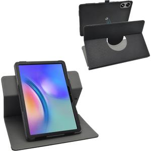LiuShan Compatible with SHARECLOUD P10C case,SHARECLOUD P10_T case,Frameflow P10_A case,360 Degree Rotation Stand PU for SHARECLOUD P10C/SHARECLOUD P10_T/Frameflow P10_A/OYEFIT T10 10.1" Tablet,Black
