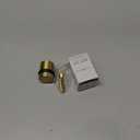 Mega Handles Floor Door Stopper, Quickly Installed Wall Protector, Wall Protectors from Door Knobs, Floor Door Stop with Mounting Hardware Included - Satin Brass - 1.5 Inch