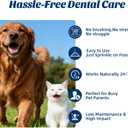 Dental Powder & Pet Teeth Cleaning Powder Kit for Dogs & Cats  Complete Oral Care Kit for Clean Teeth & Fresh Breath  Includes Dog Paw Balm, Nose Balm & Protective Paw Wax (1.76 Ounce (Pack of 1))