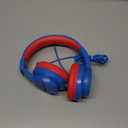 iClever Kids Headphones for School Travel, Safe Volume Limited, HD Mic Stereo Sound Over-Ear Girls Boys Headphones for Kid, Fun Share Foldable 3.5mm Wired for iPad Computer, HS19 (Blue)