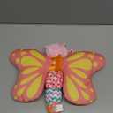 Baby Toys 0-6 Months,Infant Musical Sensory Stuffed Animal with Squeaker,Rattle,Crinkle Wings,Teether & Hanging Ring,Tummy Time Toy for Newborn 0-3-6-12 Months Boys & Girls Gift,Butterfly,Pink