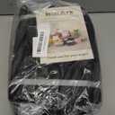 MiniArk Small Storage Baskets for Organizing | Closet Organizer Bins | Shelf Toy Basket | Woven Rope Baskets | Cube Decorative Box | Shallow Basket | 13x8.5x5.1 | 3 Packs Black