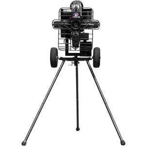 Furlihong 747BH 4-Wheel Baseball Pitching Machine, Adjustable Speed and Angle, Various Pitching Modes, 110MPH Max Speed, for Professional Players and Coaches