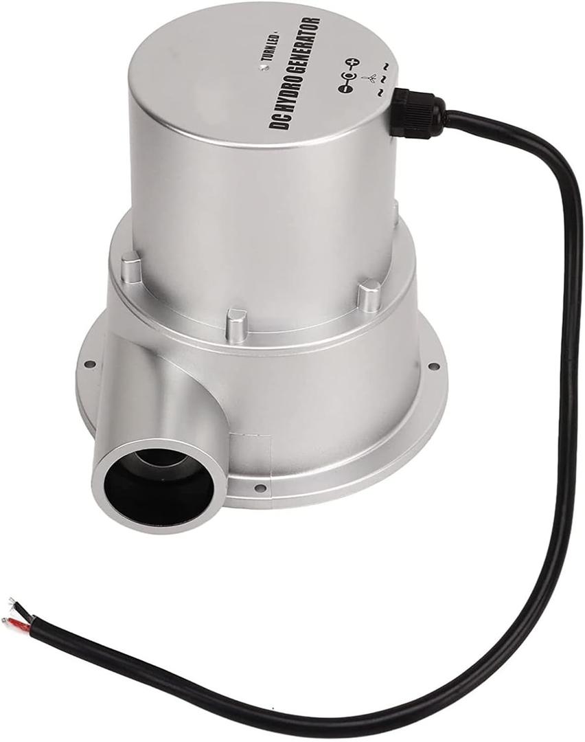 Hydro Generator, Permanent Magnet Water Turbine Generator, Magnet Brushless Motor, 12V Battery Charging Hydroelectric Generator (100W)