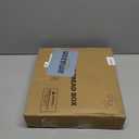 Viewcare Corner Bread Box for Kitchen Counter, Bamboo Wood Large Capacity Bread Storage Bin with Acrylic Wavy Door Panel (Brown, Meduim) 