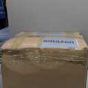 BLOWOUT FUN 8ft Length Halloween Inflatable Witch, Ghost, Frankenstein Baby, Black Cat with Pumpkin Decoration, LED Blow Up Lighted Clearance Decor Indoor Outdoor Holiday Art Decor Decorations