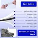 TZe Tz Tape 12mm 0.47 Laminated Clear Replace for Brother Label Maker Tape Clear TZe-131 Compatible with Brother P-Touch Label Tape 1/2 Inch for PTD210 D220 H110 H111 D410 610BT CUBE 1280 1880, 6-Pack