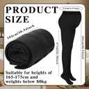 Bonuci Maternity Pantyhose Pregnancy Fleece Lined Tight Women Stretchy Opaque High Waist Legging One size
