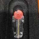 Torch Lighter, Dual Flame Butane Lighter Refillable, Windproof Adjustable Jet Flame and Soft Flame, with Heart-Shaped Transparent Gas Window, for Men Women (Without Butane)-Rainbow