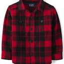 The Children's Place Boys' Long Sleeve Poplin Button Up Shirt