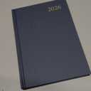 Collins - Essential - 2026 12 Month Calendar Year Planner, Day-To-Page Diary, A5 Hard Cover - Grey (ESSA51.98-26)