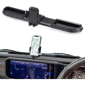 FIERYRED Phone Mount for 2024 2025 Jeep Wrangler JL JLU JT Gladiator Multi-Mount Car Cell Phone Holder Dash Tray System Kit, Not for Wrangler 4xe/Oil-Electric Hybrid Version