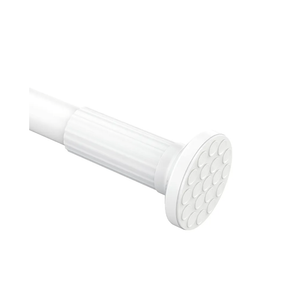 Umimile Tension Curtain Rod, 51-145 inches Adjustable Spring Shower Tension Curtain Rod, Stainless Steel Closet Rod for Windows or Shower, No Drilling, No Rust, Easy to Install, White