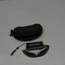 Polarized Sports Sunglasses for Men Women Wrap Around Half Frame Cycling Fishing Bike Running Sun Glasses UV Protection (Matte Black Frame/Gray Lens)