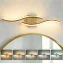 Vanity Lights for Bathroom, 23.6 Inch Gold LED Dimmable