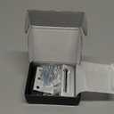 Home Security Door Lock, 2 Pack Childproof Door Reinforcement Lock with 3 Inch Stop Withstand 800 lbs for Top Front Inward Swinging Door, Upgrade Flip High Night Lock to Defend Your Home Kids (Silver)