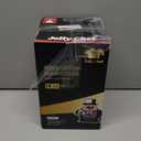 JOLLY CHEF 100 Pack 14 oz Gold Disposable Gold Glitter Plastic Cups Party Cups,Ideal for Halloween,Thanksgiving,Christmas