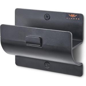 Ladder Hook - Black Heavy Duty Ladder Brackets for Garage Wall - Utility Hook for Wall Mount Ladder Storage, Folding Chair - Tool Holder to Organize Garage and Shed