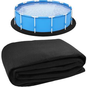 15FT Under Round Pool Pads for Above Ground Pool Liner Pad, 15 FT Under Pool Padding Mats for Pool, Above Ground Pool Blanket - Replacement Pool Liner Pad 15' - Pool Accessories for Above Pools