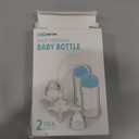 TidyFriend AntiColic Baby Bottle for Breastfeeding Babies 8oz, 2 Pack Baby Bottle with Straw for Convenient Feeding (Green)