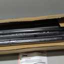 ALLZONE Tension Curtain Rod for Window, 2 Pack 83-123 Inches, Heavy Duty Curtain Rods No Drilling, Non-Slip Bathroom Shower Tension Rod, Renter Friendly, Adjustable, Spring Loaded, Extra Long, Black