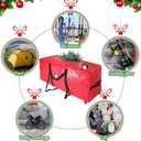 BALEINE 7.5 ft Rolling Christmas Tree Storage Bag, 2 Swivel Wheels for Easy Moving, Heavy Duty Extra Large Artificial Christmas Tree Bag with Reinforced Carry Handles and Fixed Buckle (Black)