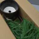 XmasExp 3ft Norfolk Pine Tree Artificial Faux Potted Real Touch Christmas Tree for Front Porch Indoor Outdoor Decor (Green)