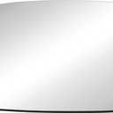 BOOLEE Mirror Glass Replacement fit for 2007-2012 Toyota Camry/Camry Hybrid (1st digit of VIN is a 1,4 or 5 made in USA Only) Driver Left Side LH With Adhesives