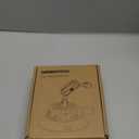 CAMBOFOTO 4.6" Camera Suction Cup Mount with Ball Head Magic Arm, Car Mount with Action Camera Adapter and Phone Holder, Compatible with DSLR Cameras Sony, Canon, Nikon/Phone/DJI/Insta 360 (Black)