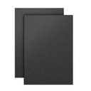 2 Pack Black ABS Plastic Sheet 12" x 16" 1/8" Thick (3mm), High Tensile and Impact Strength Moldable Plastic Sheet Plexiglass Sheet, DIY Material for Home Decor,Handicrafts