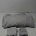 CozyLux Twin Comforter Set with Sheets Light Grey - 5 Pieces Bed in a Bag Twin, All Season Bed Set for Girls and Boys, Bedding Set with Down Alternative Comforter, Sheets, Pillowcase & Sham