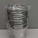 Juvale Galvanized Metal Buckets - 12 Pack, Silver, 4.7 in - Mini Metal Buckets with Handles for Party Decorations & Crafts