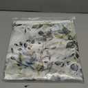 1 Pack Satin Pillowcase for Hair and Skin Watercolor Green Floral Leaves Imitation Silk Pillowcase with Hidden Zipper Soft Smooth Cooling Pillow Cover Queen Size for Bedroom Sofa 20x30