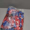 Peryiter 2/12/24/36 Player Flag Football Belt, Adjustable Football Belts and Flags for Kids Youth Adult Sport Team Training (Blue, Red)