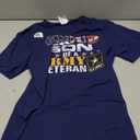 Proud Son of A Army Veteran American Flag Military Gift T-Shirt, Large 