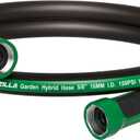 Garden Lead-in Hose 6ft x 5/8" Leader Hose with Female/Female 3/4" Fittings, Leak-Free/Rust-Proof Aluminum Connectors, Short Water Hose for Hose Reel Connecting.