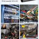 Underground Wire Splice Kit Fit for Supports 14/3 to 8/3 Wire Range UF Cables Splice and Heat Shrink Tubing Electrical Cables Can Withstand up to 600 Volts of Voltage, 1 Set