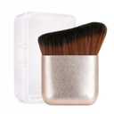 Self Tanner & Bronzer Brush with Travel Case – Large Kabuki Body Makeup Brush for Face & Body, Ultra Soft Vegan Kabuki Foundation Makeup Brush for Liquid, Cream & Powder Applicator