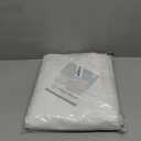 White Classic Twin Flat Sheets 3 Pack, White Cotton Flat Bed Sheet 66x104 Inches, 200 Thread Count Hospital Bed Sheets