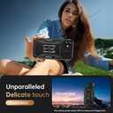 Goodon for iPhone 11 Case with Sliding Camera Cover + Screen Protector - Metal Magnetic Kickstand - Military-Grade Shockproof Matte Protective Phone Cover 6.1" for Men Women Girls - Black