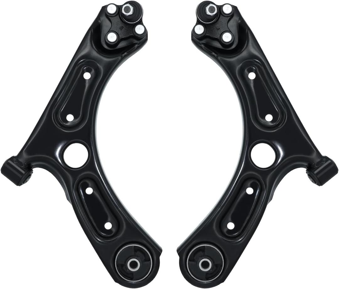 Control Arm, Replacement For Front Lower Left & Right Control Arm With Ball Joint Compatible With 2017-20 Hyundai Elantra 2018-23 Kona 2019-23 Kia Forte 2020-23 Forte5-2PCS