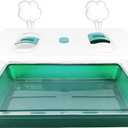 Propagator with Humidity Vents Domes,Heavy Duty Growing Tray Mini Greenhouse for Seedlings,Clones