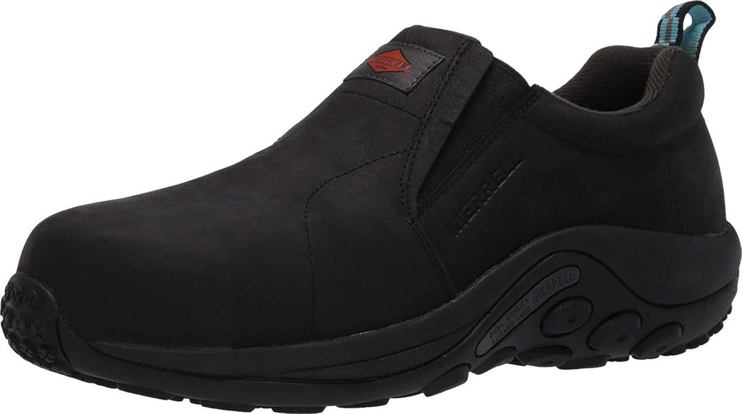 Jungle Moc Leather Composite Toe (8, Black)