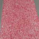 LofarisPink Bokeh Photography Backdrop with Simulated Shinny Spots, Sparkle-Like Abstract Halos Background for Newborn Baby Shower Birthday Party Decorations, Portrait Photo Booth Props 7x5ft