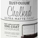 Rust-Oleum Linen White Chalked All-in-One Ultra Matte Paint | One Coat Coverage | No Primer, Sanding, Or Topcoat Needed | Easy Clean Up | Made in USA | 30 OZ (30 Ounce (Pack of 1))