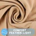 beister Medical Compression Tights for Women & Men, 15-20 mmHg Closed Toe Graduated Compression Pantyhose (Beige, L)