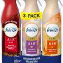 Febreze Air Freshener Spray, Odor-Fighting Room Spray, Crisp Fall Breeze, Cuddle Weather, Baked Cinnamon Apple, 8.8oz, 3 Count