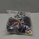 Kids Race Car Driver Costume Boys Toddler Racer Jumpsuit With Car Cap Disfraz de Carro para Nio Halloween Dress Up (110 (4-5Y), Black)